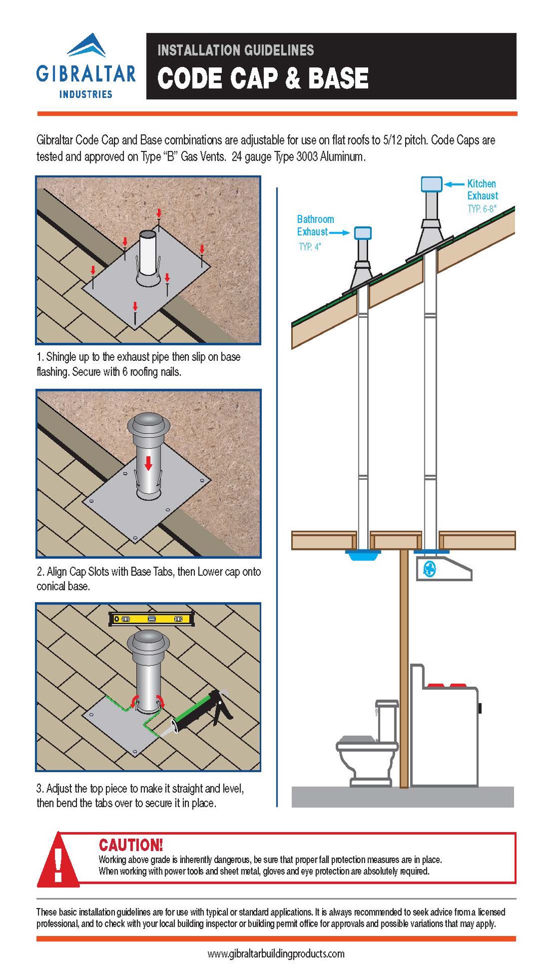 slide 6 of 6, Gibraltar Building Products 1/2-in to 4-in x 6-in Aluminum Vent and Pipe Flashing, 1 ct