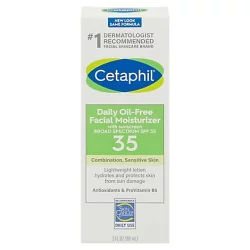 Cetaphil Daily Oil-free Facial Moisturizer Spf 35 - 3 FZ