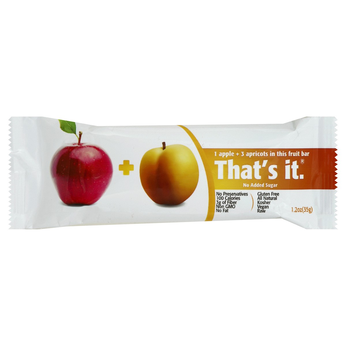 slide 5 of 6, That's it. Fruit Bar 1.2 oz, 1.2 oz