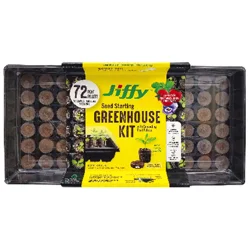 Jiffy Professional Greenhouse, 36mm Peat Pellet, 72 Cell Tray