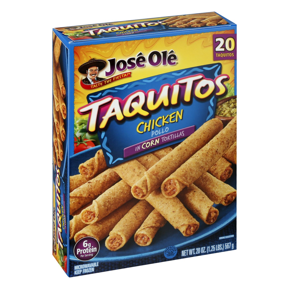 slide 13 of 13, José Olé Chicken Taquitos in Corn Tortillas, 20 ct