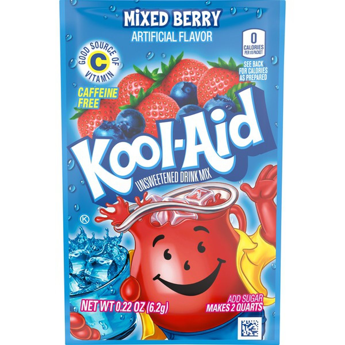 slide 1 of 1, Kool-Aid Mixed Berry Unsweetened, 0.22 oz