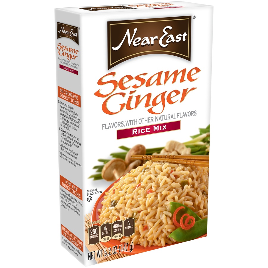 slide 4 of 4, Near East Rice Mix Sesame Ginger, 5.2 oz