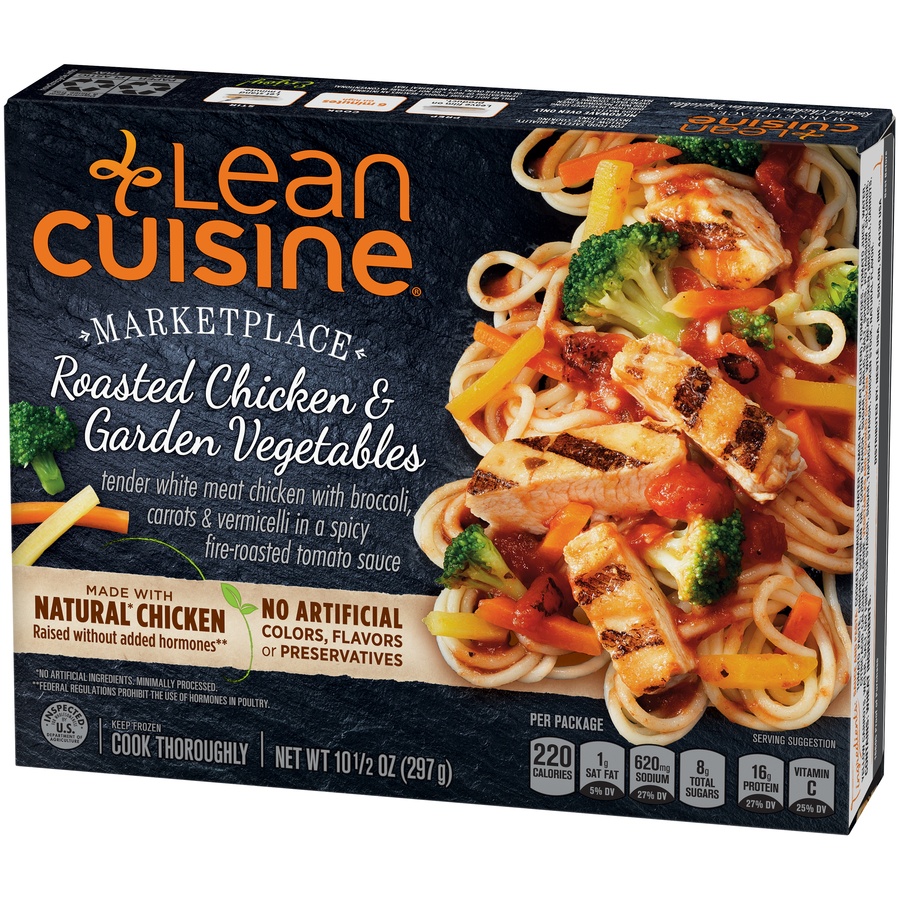 slide 4 of 8, Lean Cuisine Marketplace Roasted Chicken Garden Vegetables, 10.5 oz