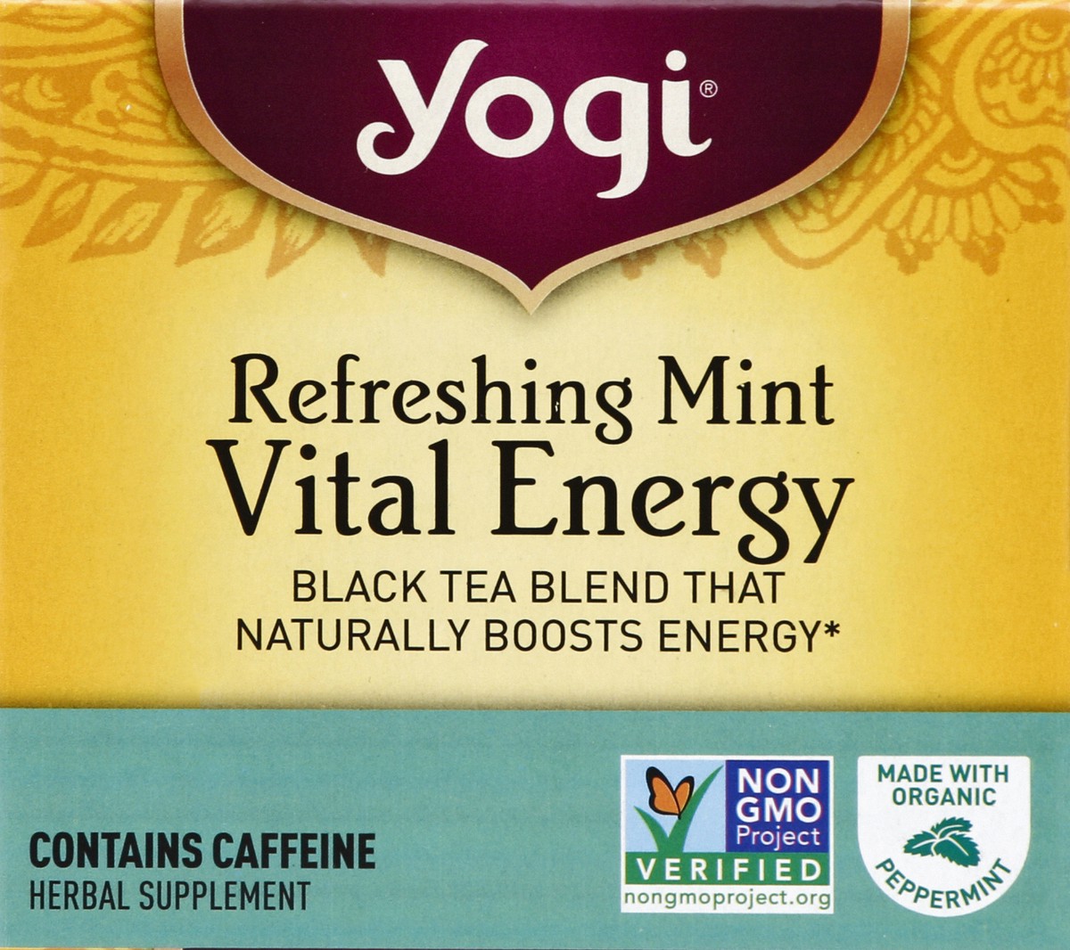 slide 2 of 4, Yogi Refreshing Mint ReVitalize Tea, 16 ct
