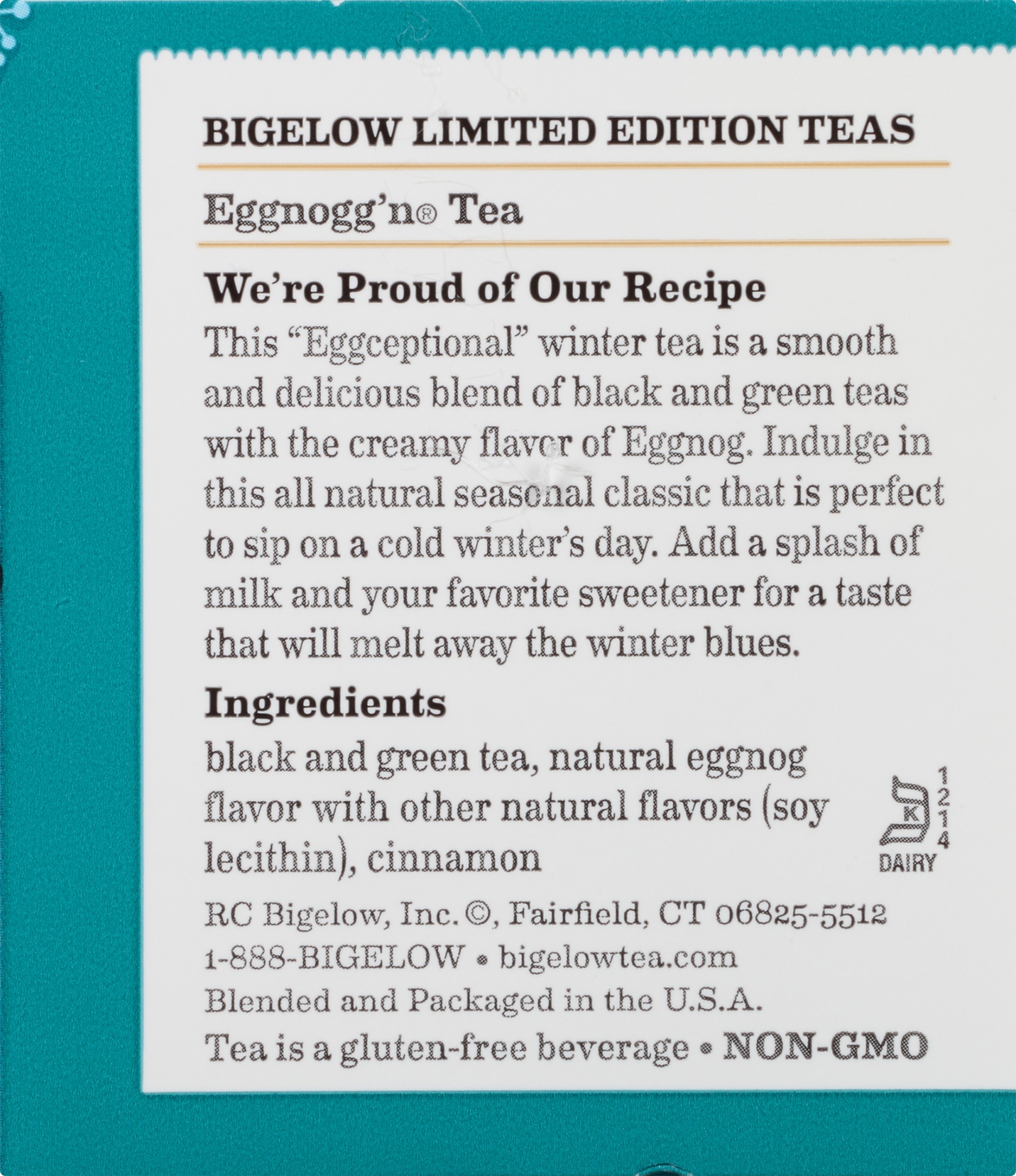 slide 5 of 7, Bigelow Tea Eggnogg N 20 Tea Bags, 20 ct