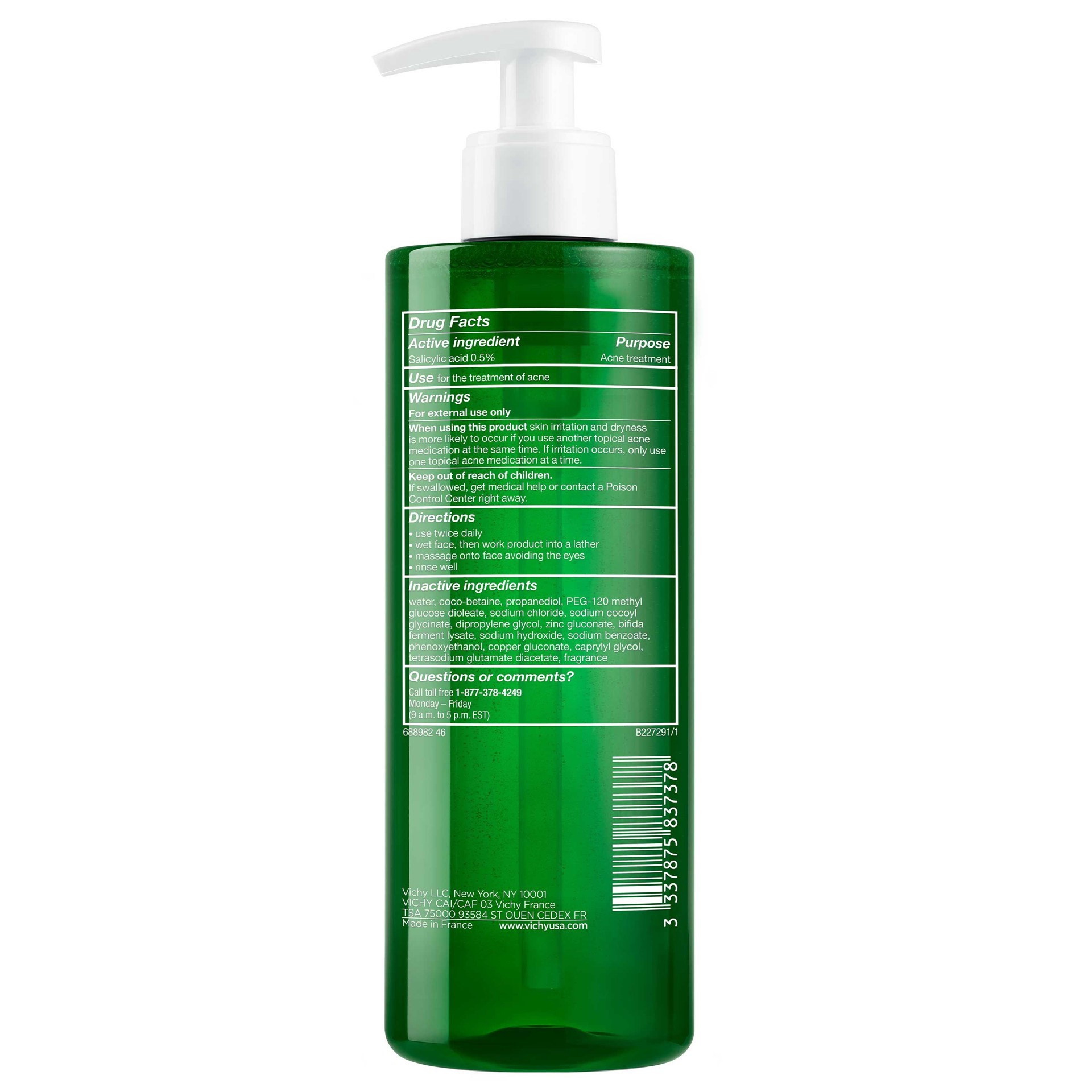 slide 2 of 8, Vichy Phytoaction Normaderm Daily Deep Cleansing Gel 13.52 fl oz, 13.52 fl oz