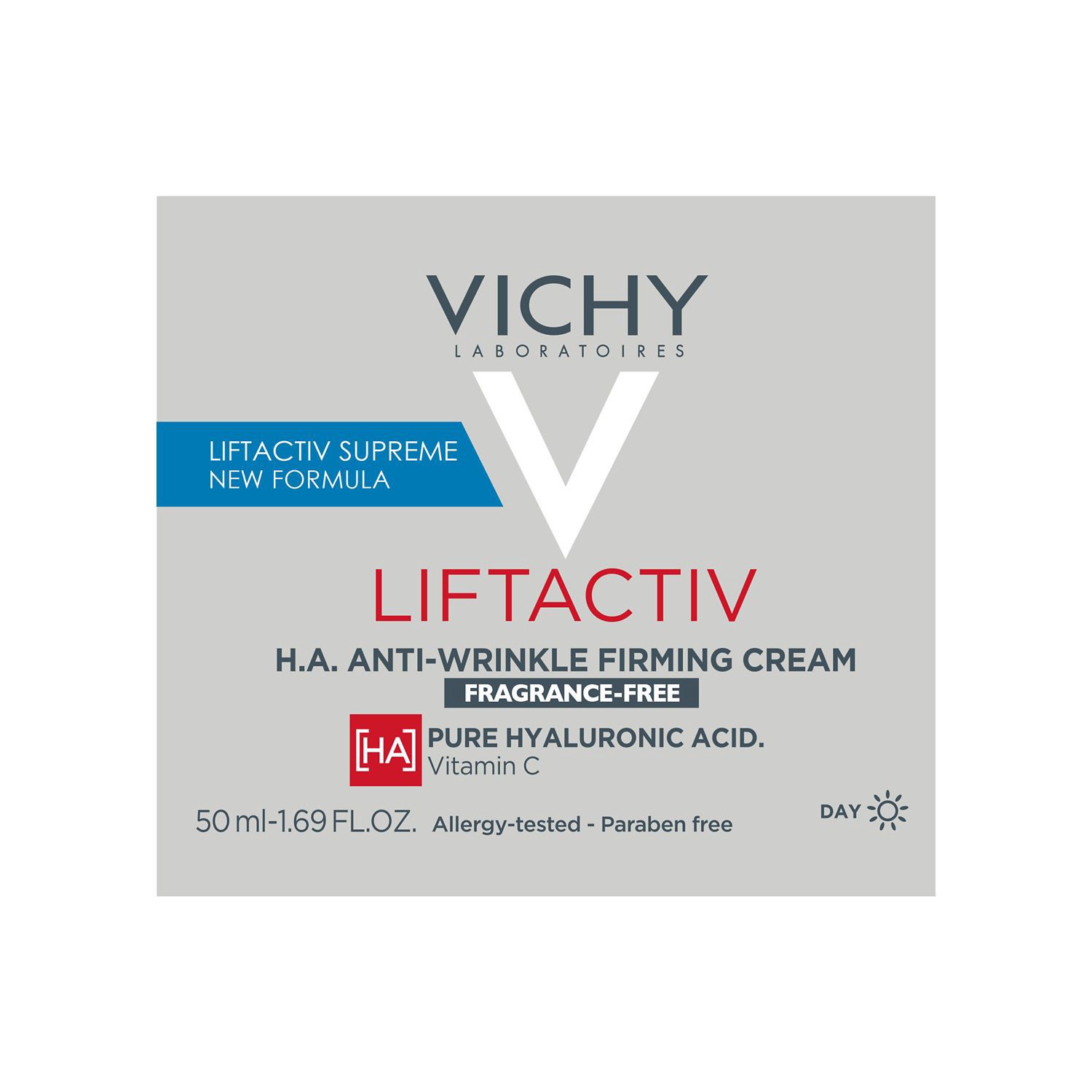 slide 6 of 7, Vichy Liftactiv H.A. Anti-Wrinkle Fragrance-Free Firming Cream 1.69 fl oz, 1.69 fl oz