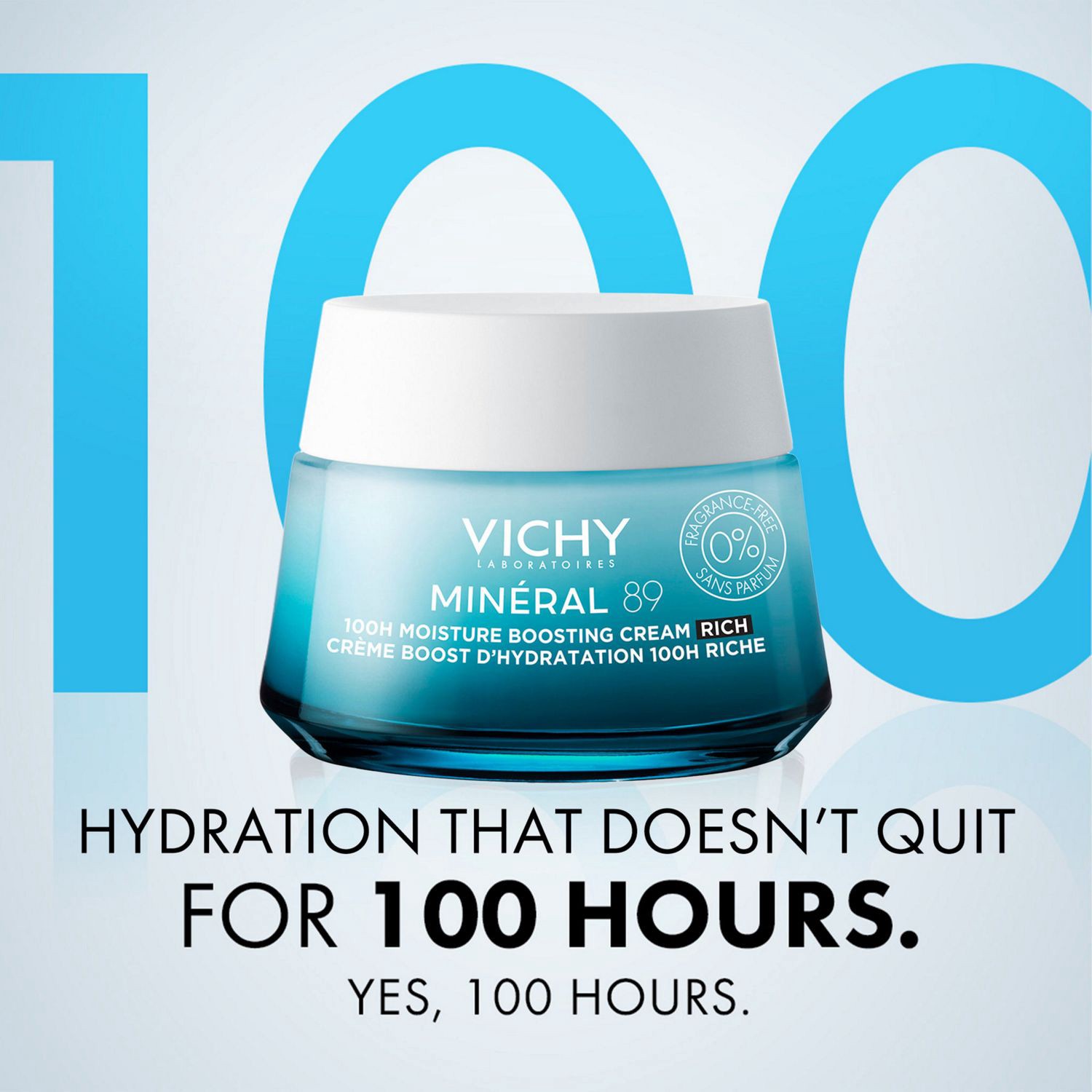 slide 2 of 9, VICHY Mineral 89 Riche Fragrance-Free Moisturizer, 1.69 oz