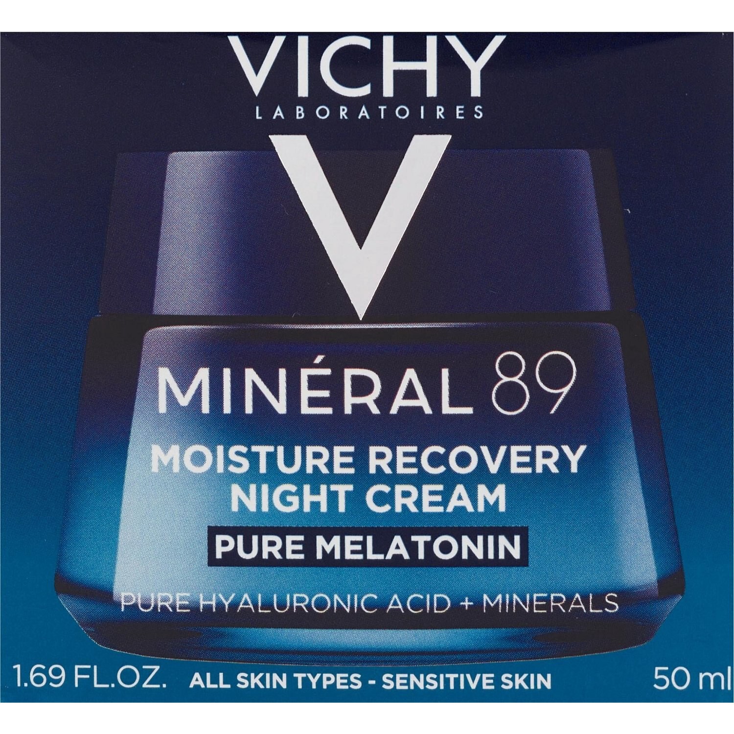 slide 2 of 2, Vichy Mineral 89 Moisture Recovery Pure Melatonin Night Cream 1.69 fl oz, 1.69 oz