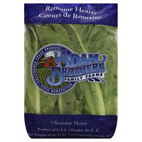 slide 1 of 1, PRODUCE ROMAINE HEARTS, 3 ct