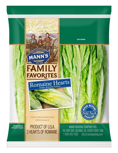 slide 1 of 1, Romaine Hearts, 18 oz