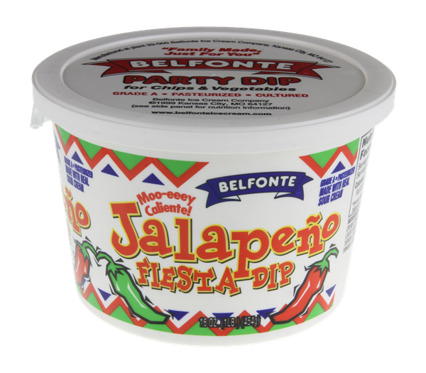 slide 1 of 1, Belfonte Jalapeno Fiesta Dip, 16 oz