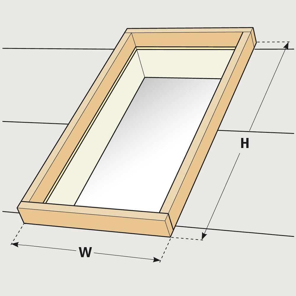 slide 5 of 6, VELUX 22-1/2-in x 22-1/2-in Fixed Curb mount Aluminum Skylight with Laminated Low-E argon Glass, 1 ct