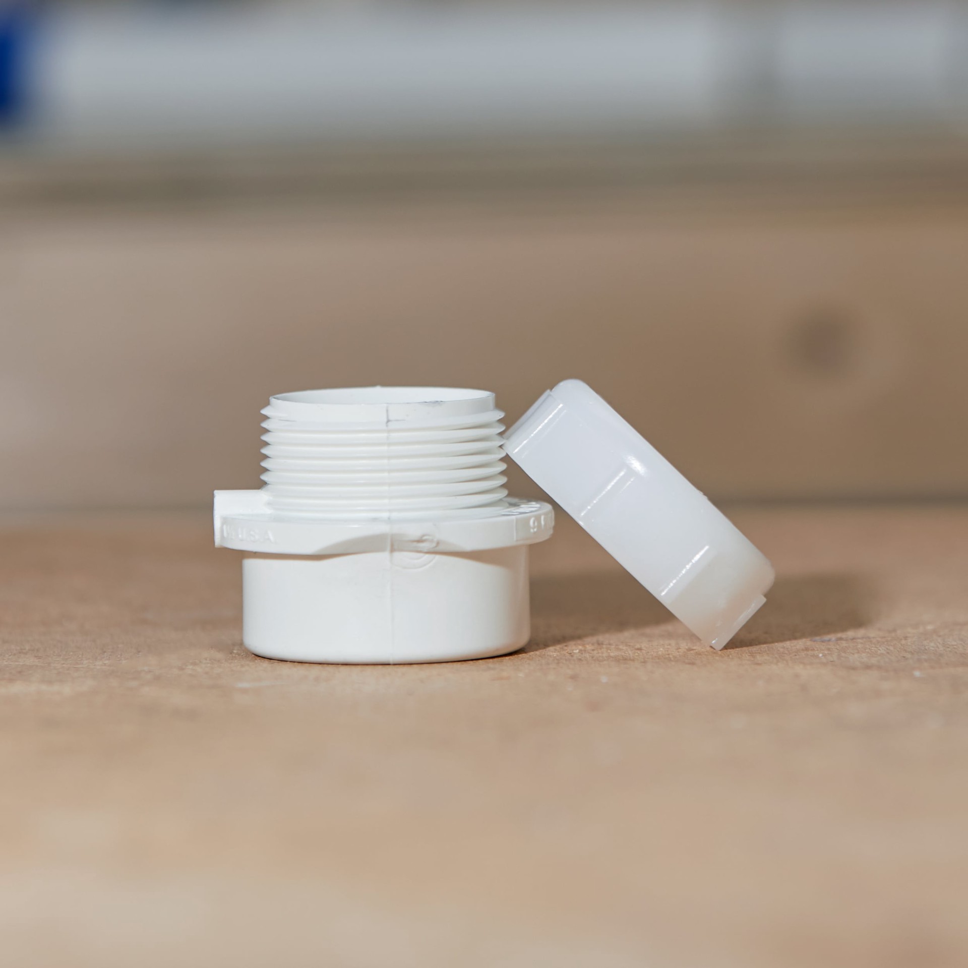 slide 2 of 6, Charlotte Pipe 1-1/2-in x 1-1/4-in PVC DWV Reducing Male Trap Adapter, 1 ct