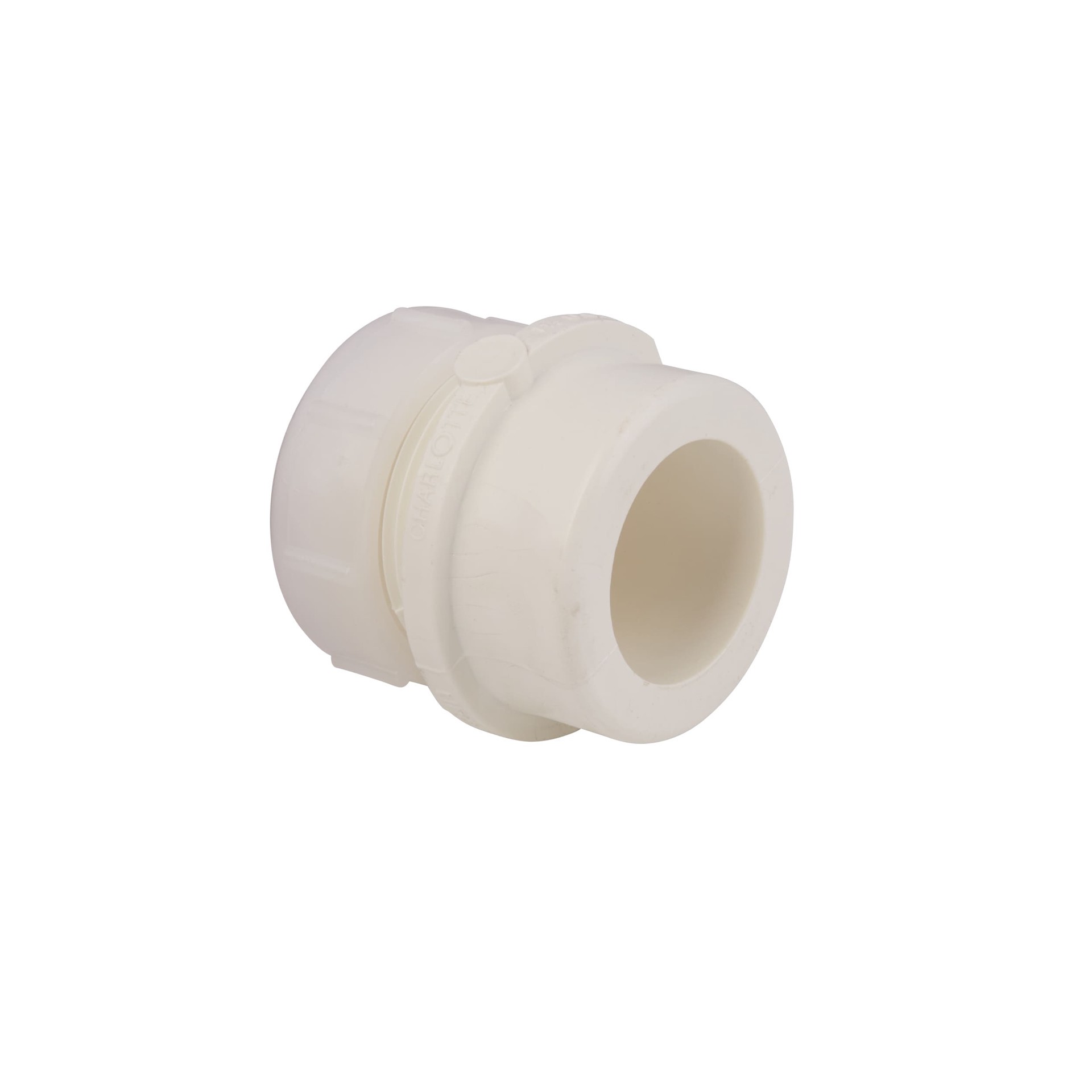 slide 3 of 6, Charlotte Pipe 1-1/2-in x 1-1/4-in PVC DWV Reducing Male Trap Adapter, 1 ct