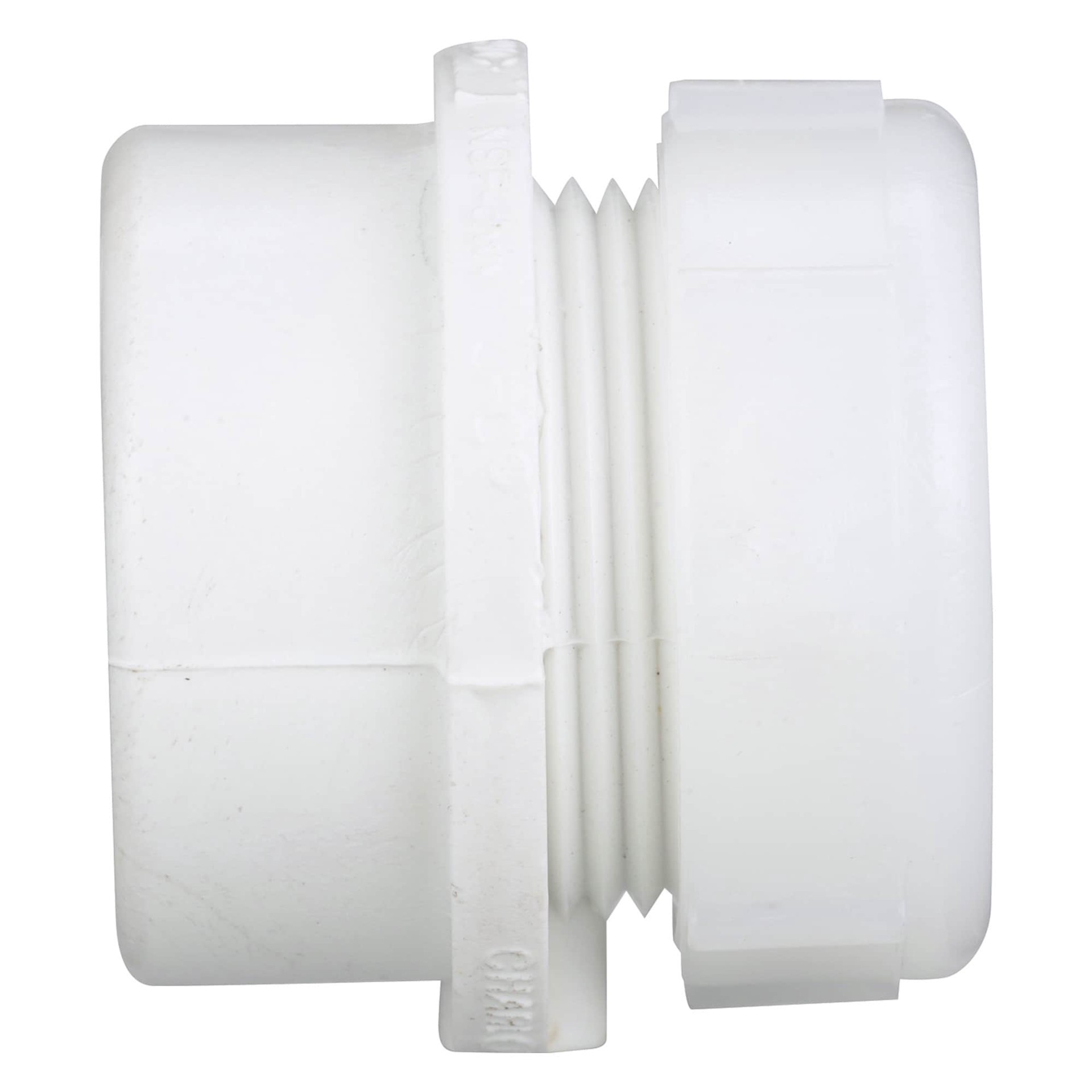 slide 6 of 6, Charlotte Pipe 1-1/2-in x 1-1/4-in PVC DWV Reducing Male Trap Adapter, 1 ct