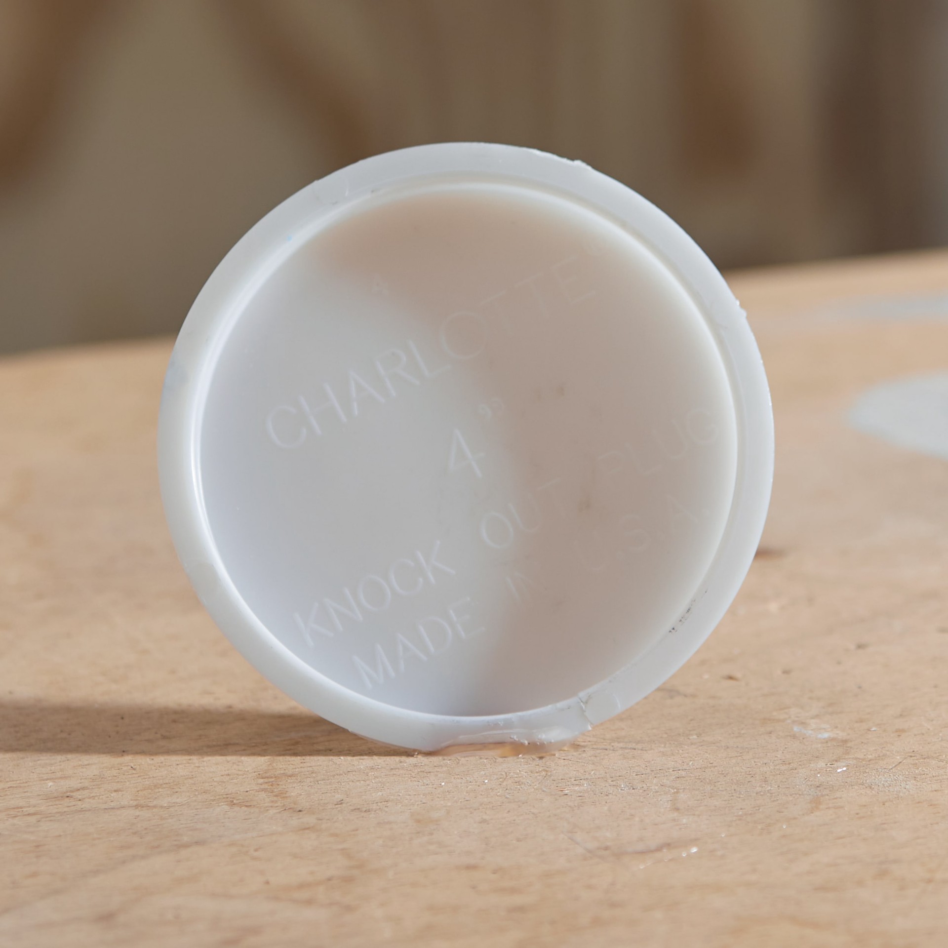 slide 2 of 6, Charlotte Pipe 4-in x 4-in PVC DWV Test Cap with Spigot and Hub Connections - NSF Safety Listed, 1 ct