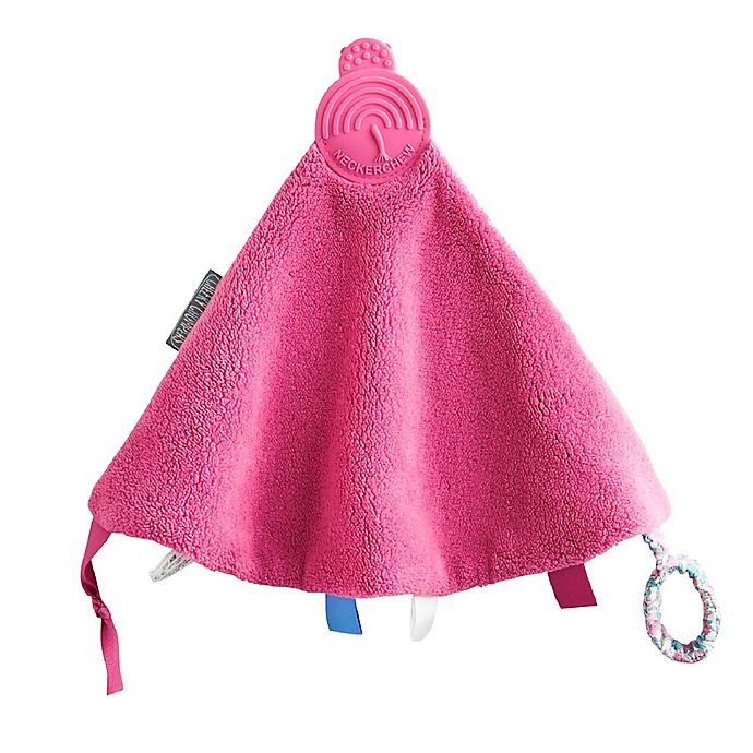 slide 2 of 2, Cheeky Chompers Comfortchew Ditsy Joules Teething Comforter - Pink, 1 ct