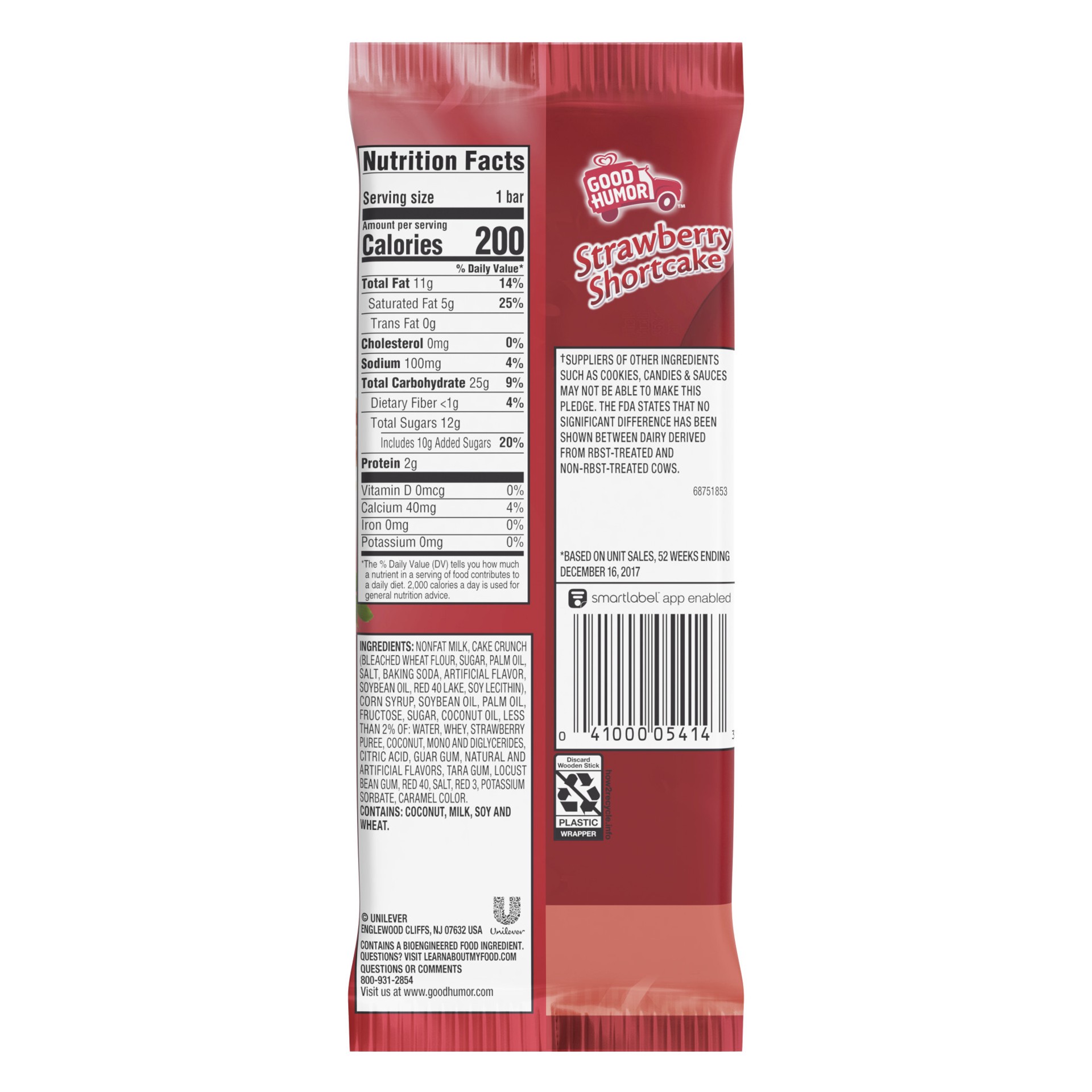 slide 6 of 7, Good Humor Strawberry Shortcake Ice Cream Bar, 1 ct