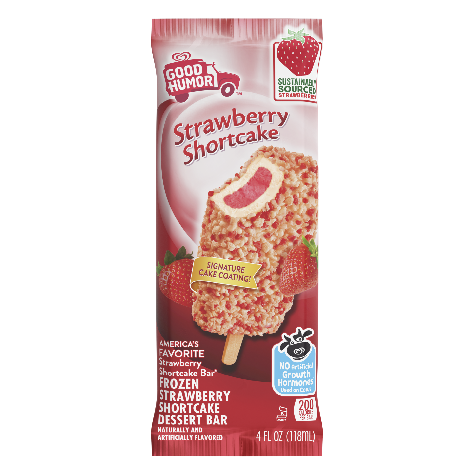 slide 5 of 7, Good Humor Strawberry Shortcake Ice Cream Bar, 1 ct