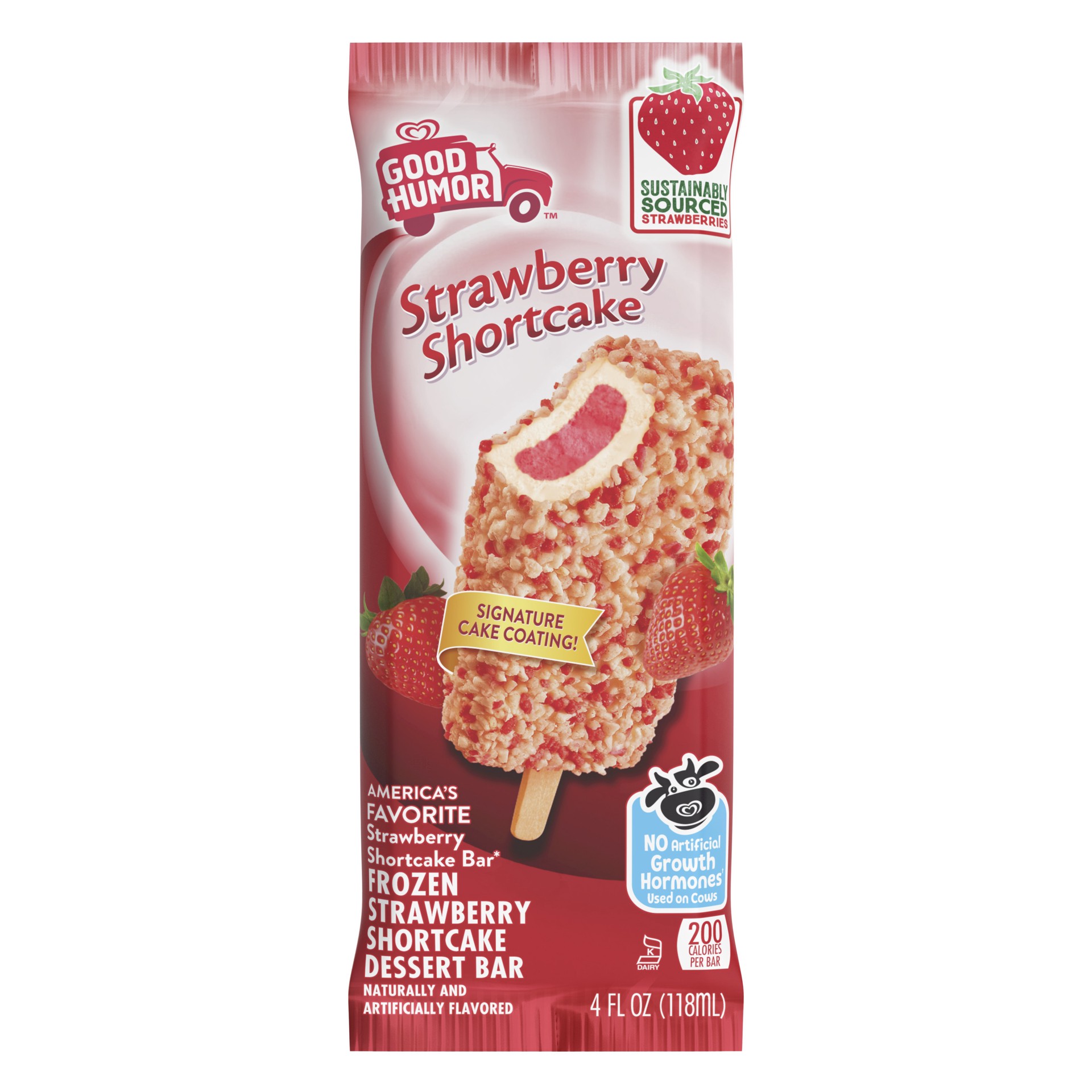 slide 1 of 7, Good Humor Strawberry Shortcake Ice Cream Bar, 1 ct