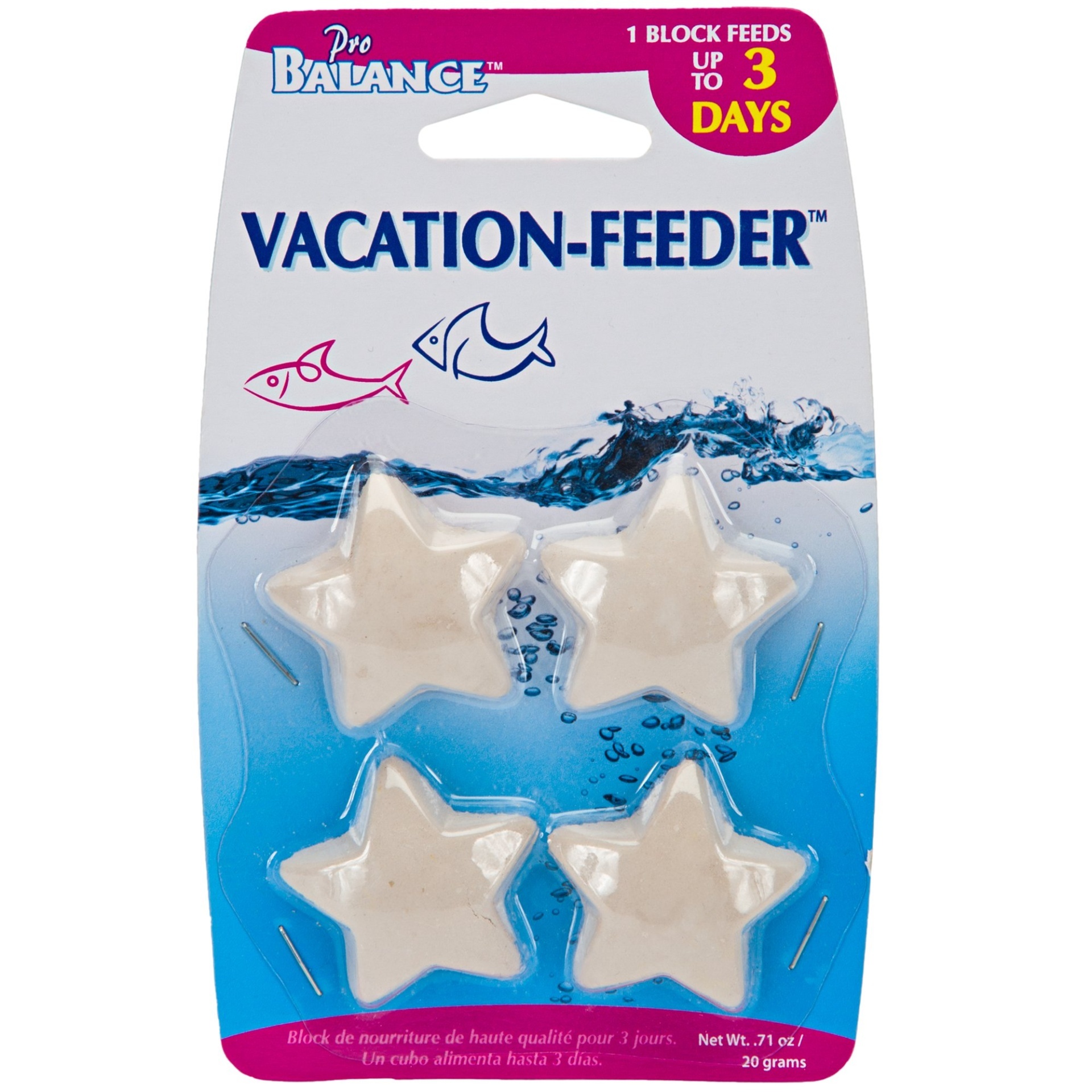 slide 1 of 1, Penn-Plax Star Shape Vacation Fish Feeder, 1 ct