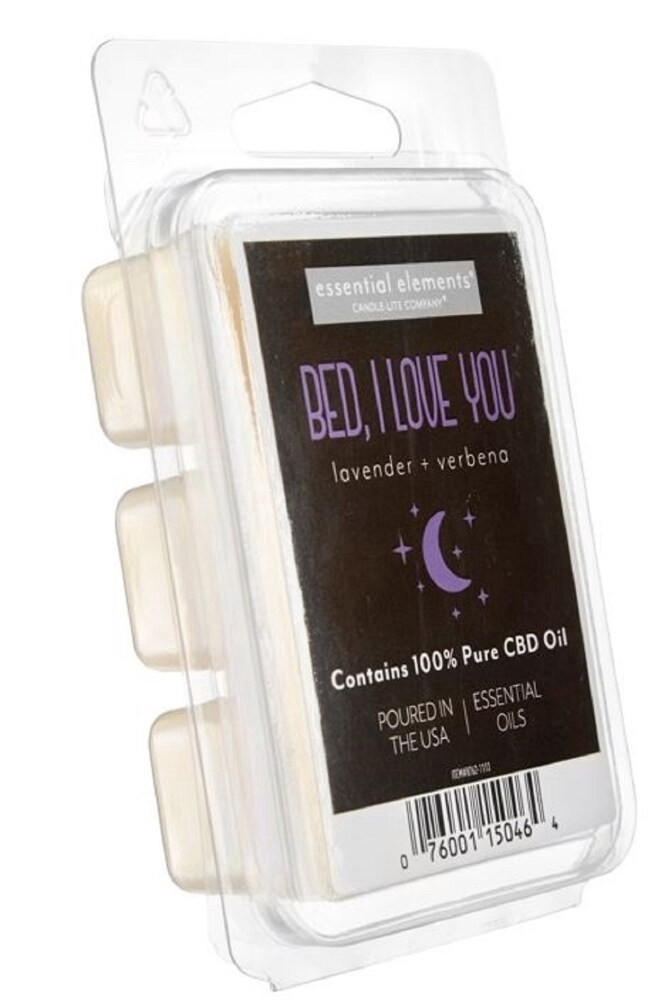 slide 1 of 1, Essential Elements Bed, I Love You Lavender + Verbena Essential Oil Wax Cubes, 2.5 oz