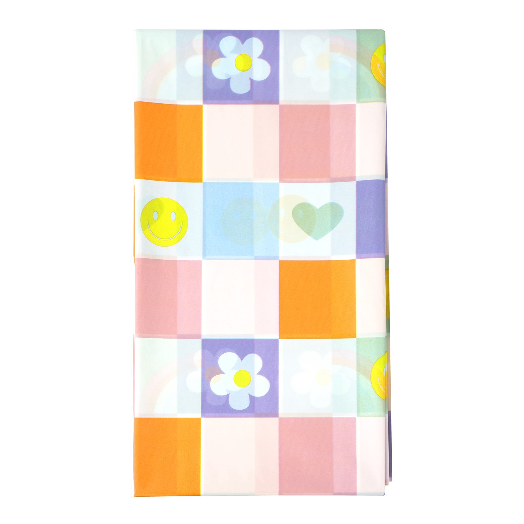 slide 2 of 2, 54" X 108" Good Vibes Table Cover By Celebrate It, 54 in x 108 in