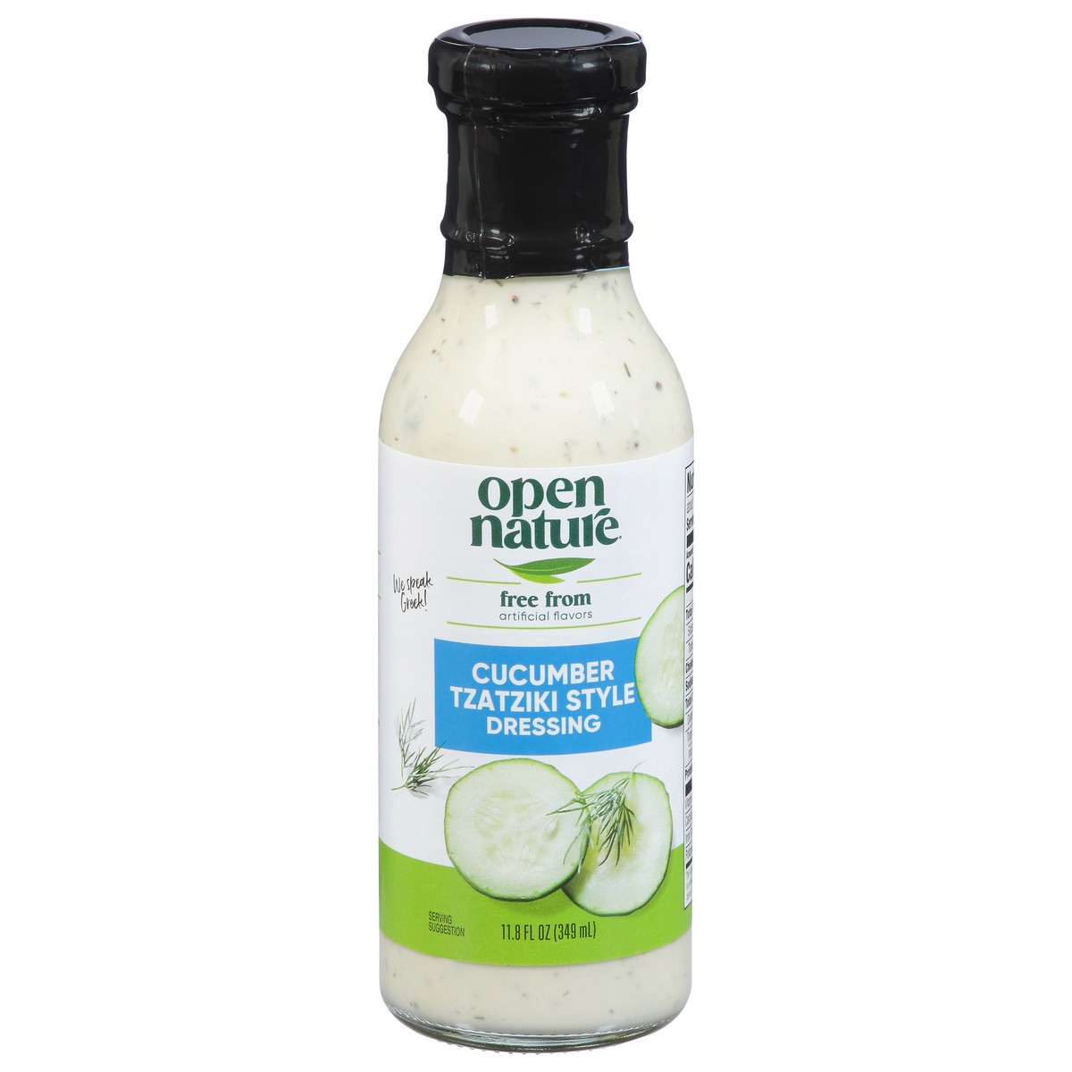 slide 3 of 4, Open Nature Dressing Cucumber Tzatziki 11.8 Fz - 11.8 Fz, 11.8 fl oz