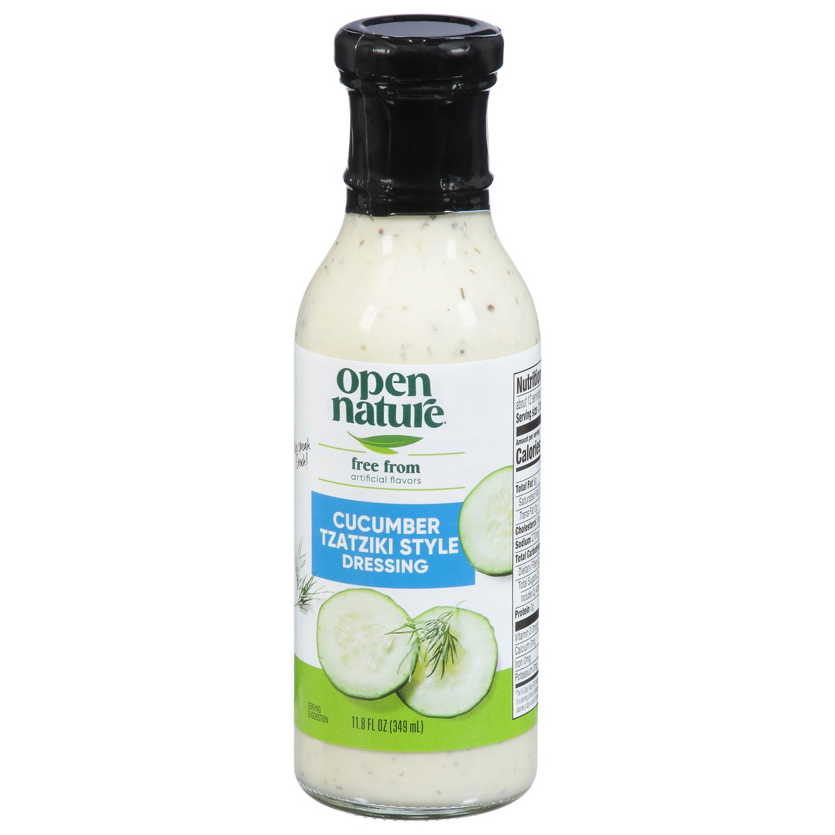 slide 2 of 4, Open Nature Dressing Cucumber Tzatziki 11.8 Fz - 11.8 Fz, 11.8 fl oz
