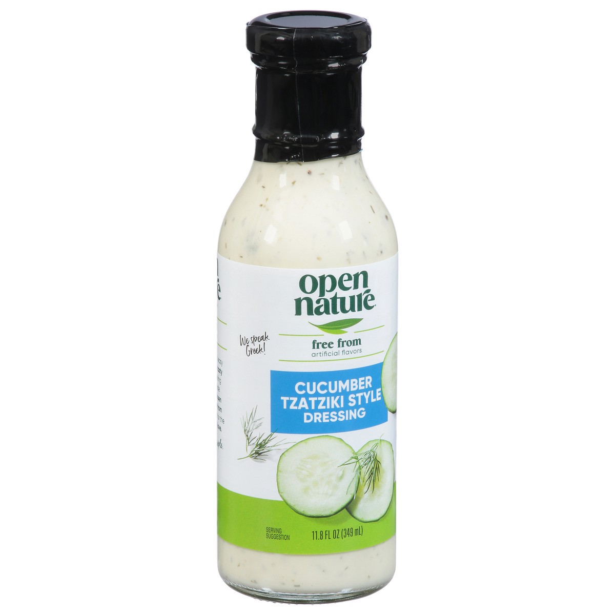 slide 4 of 4, Open Nature Dressing Cucumber Tzatziki 11.8 Fz - 11.8 Fz, 11.8 fl oz