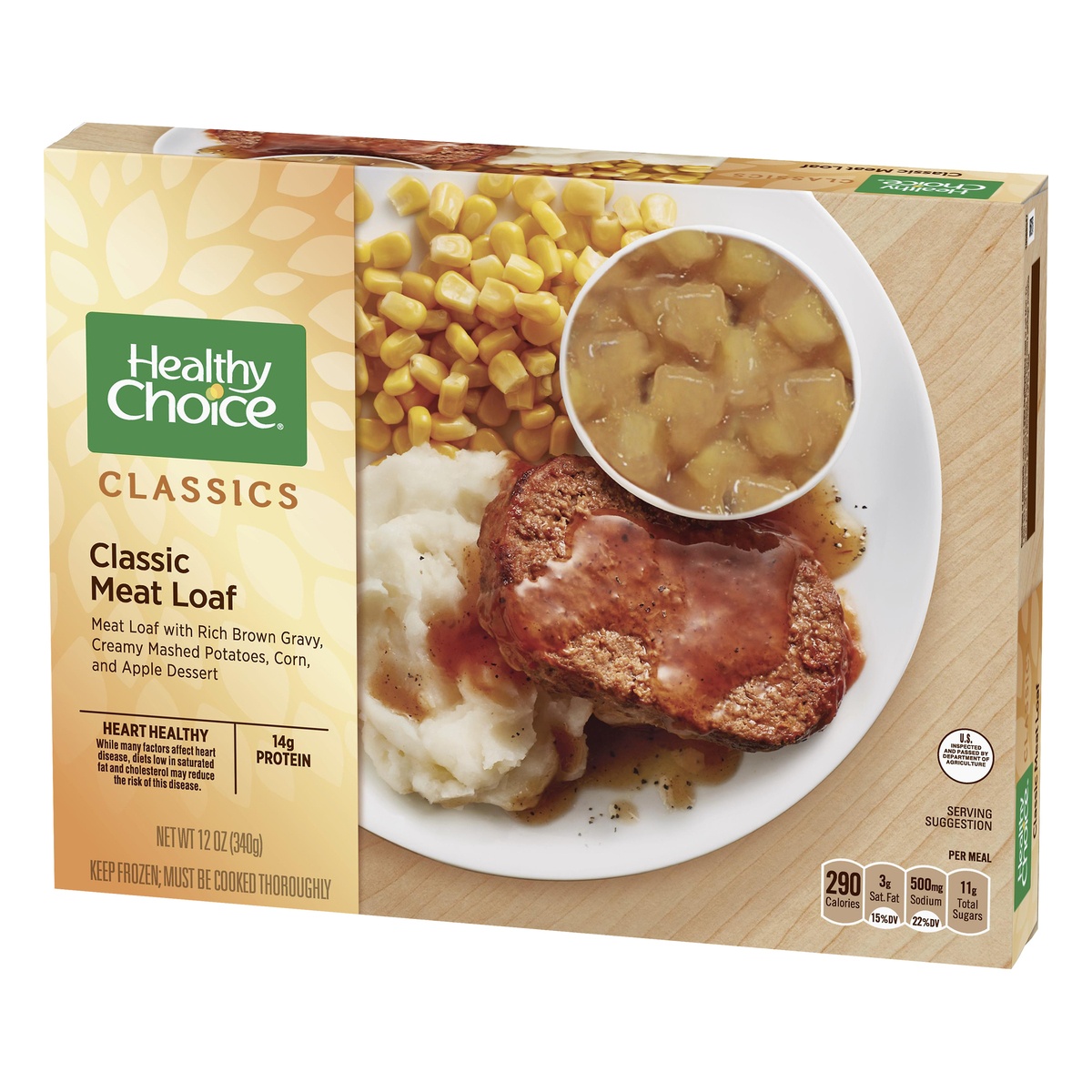slide 2 of 8, Healthy Choice Classics Meat Loaf, 12 oz