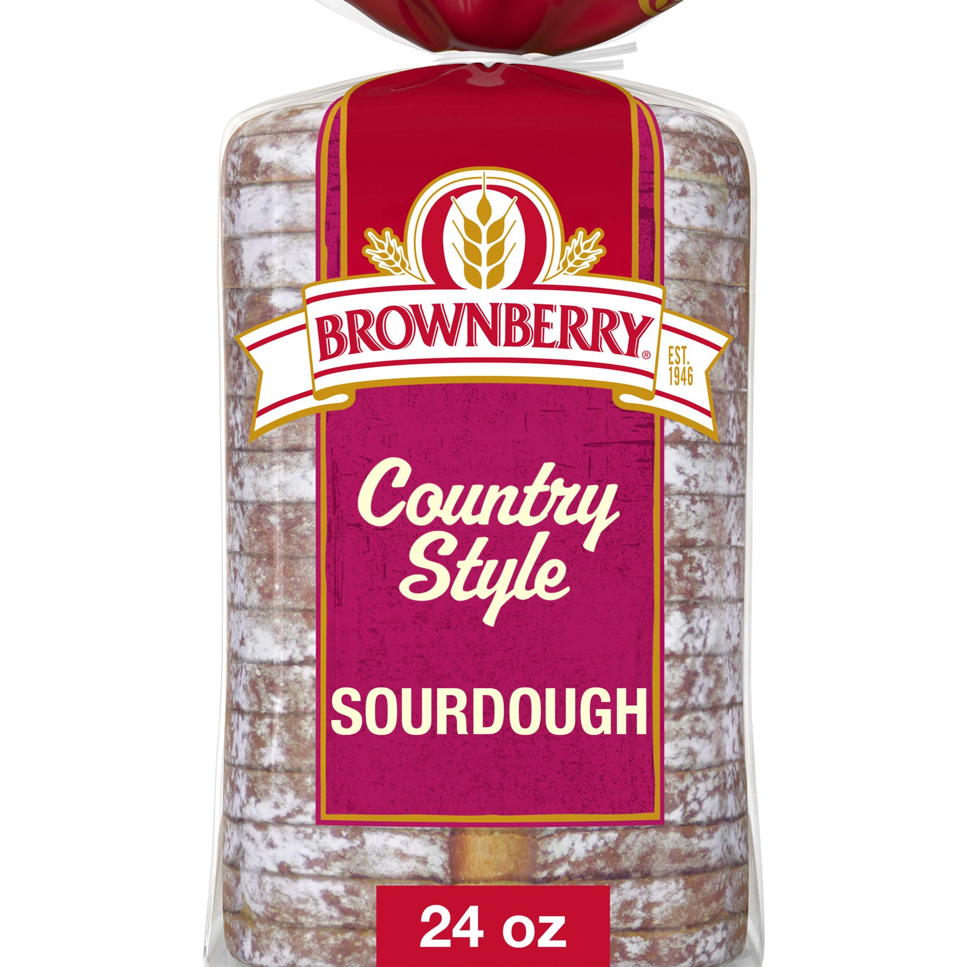 slide 1 of 9, Brownberry Country Style Sourdough Bread, 24 oz, Sourdough Bread, Bag, 24 oz