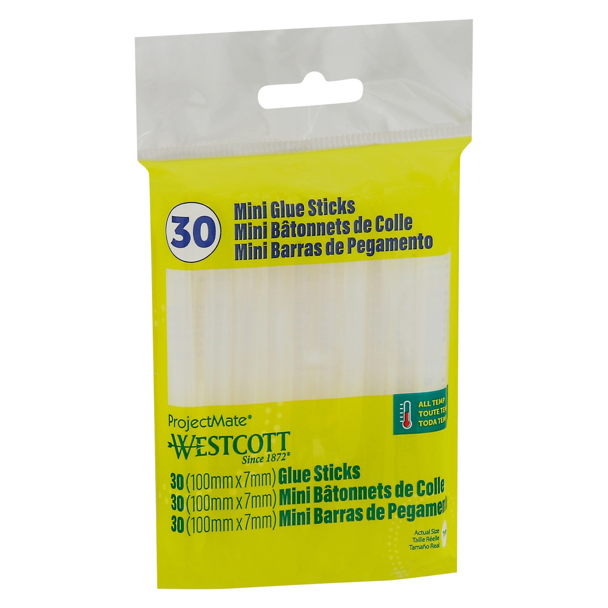 slide 6 of 11, Westcott ProjectMate Mini Glue Sticks 30 ea, 30 ct