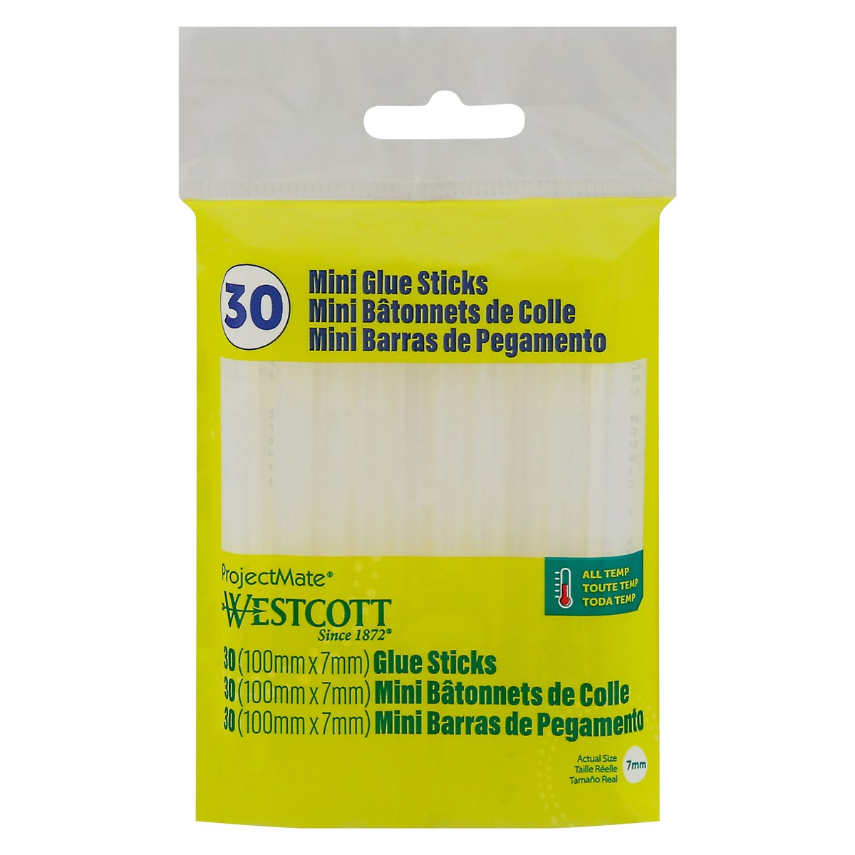 slide 10 of 11, Westcott ProjectMate Mini Glue Sticks 30 ea, 30 ct
