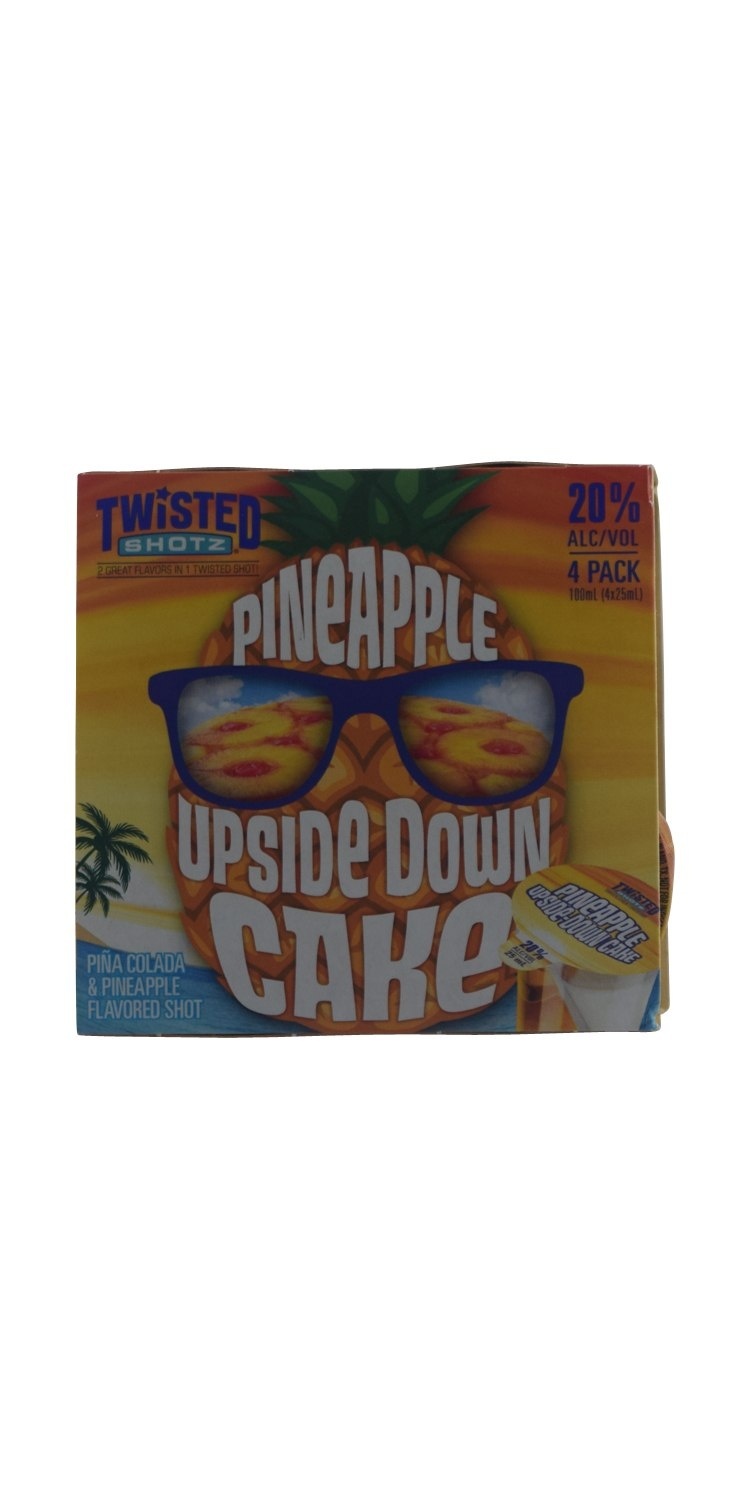 slide 1 of 1, Twisted Shotz Pineapple Upside Down Cake, 