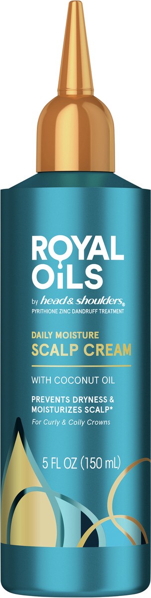 slide 3 of 3, Head & Shoulders Head and Shoulders Royal Oils Daily Moisture Scalp Cream with Coconut Oil, 5.0 fl oz, 5 oz