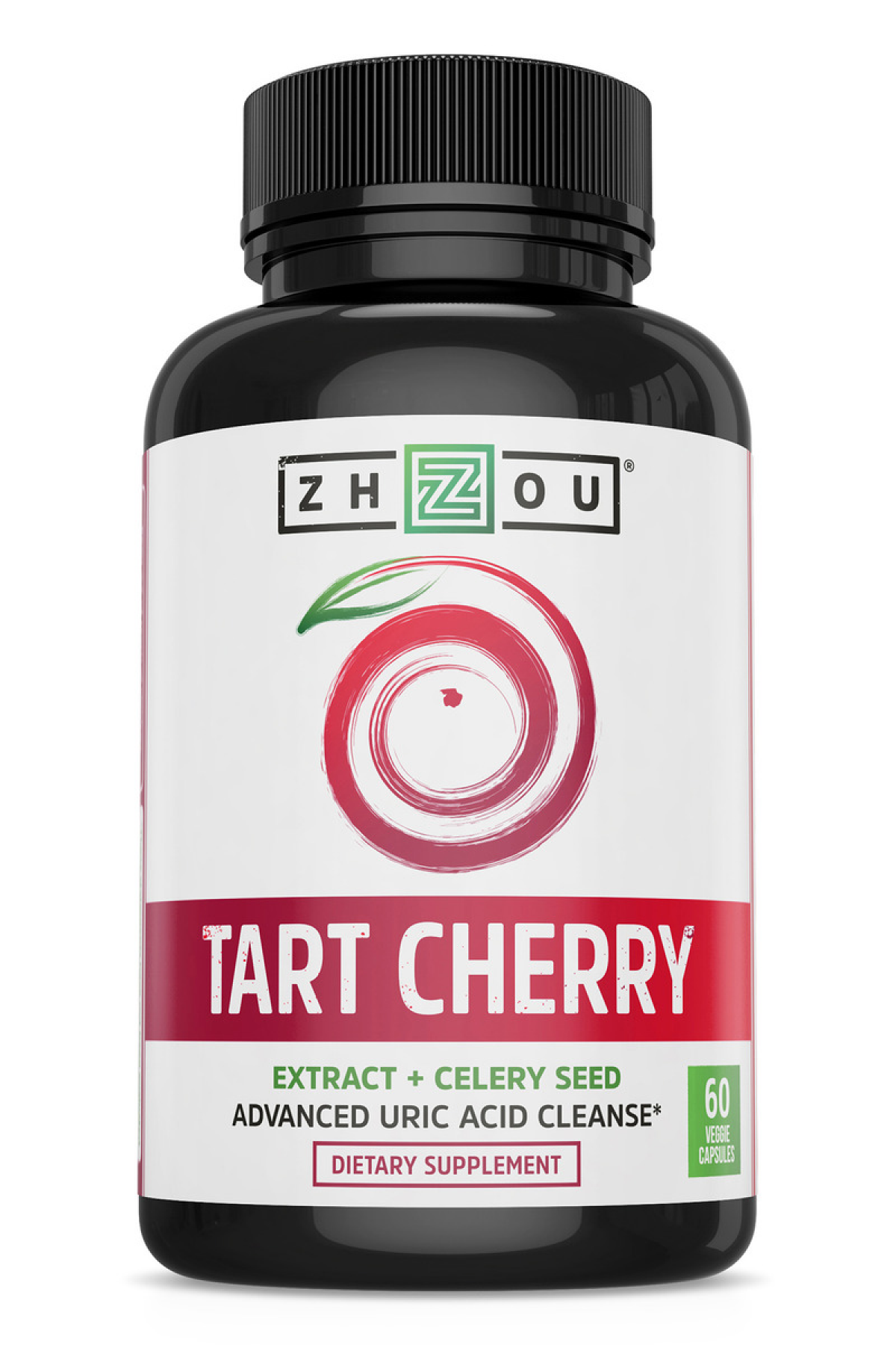 slide 1 of 5, Z Zhou Zhou Tart Cherry Cap, 60 ct