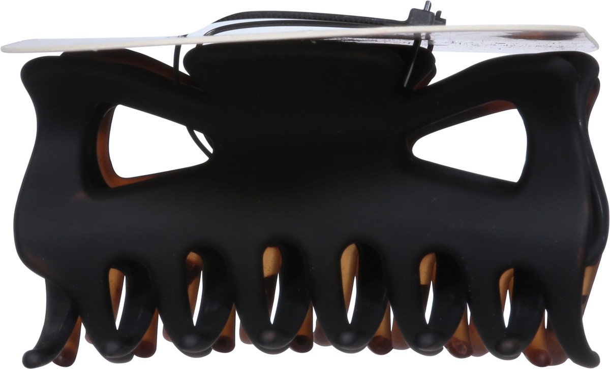 slide 8 of 9, Kitsch Black & Tort Recycled Plastic Claw Clips Large 2 ea, 2 ct