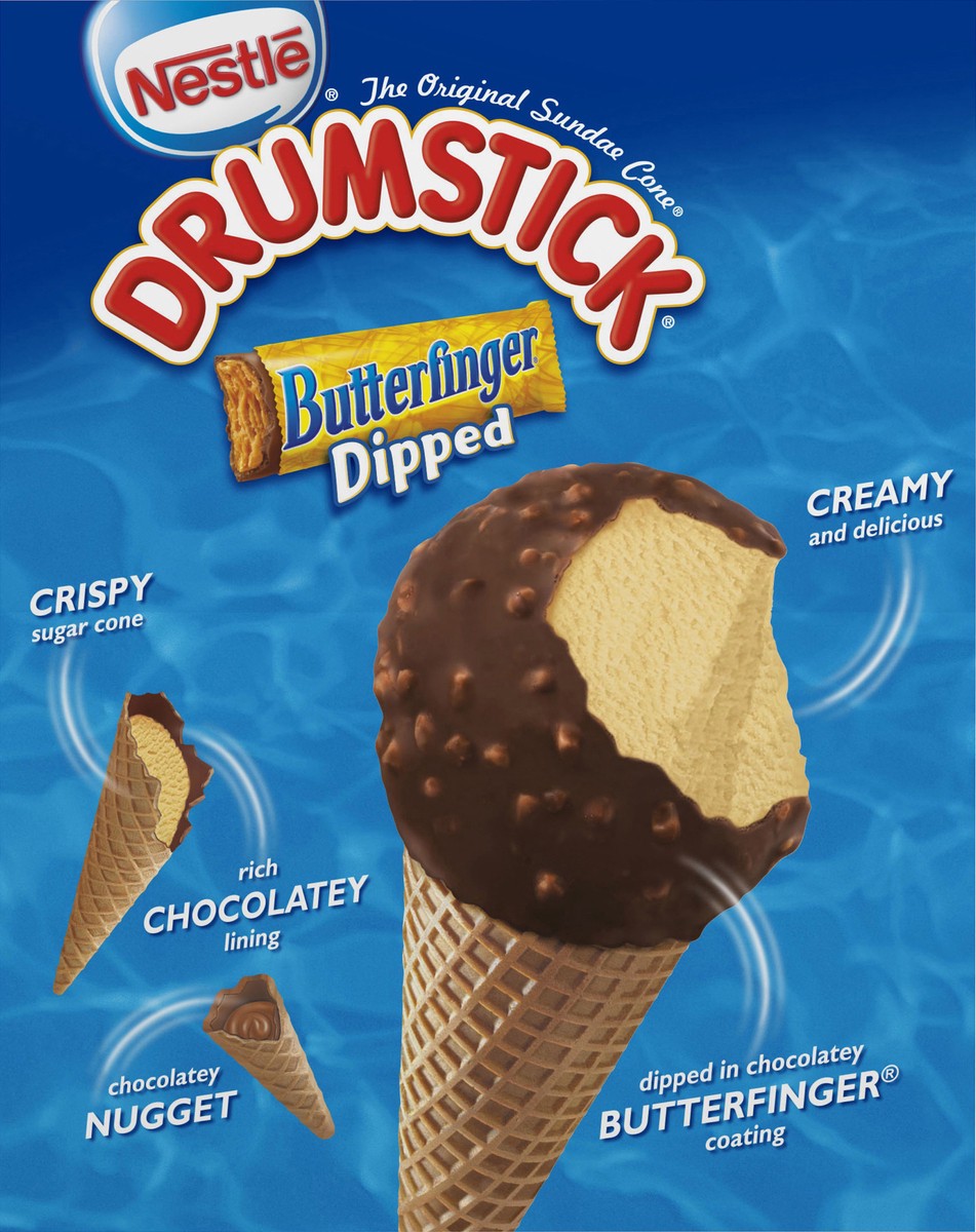 slide 6 of 6, Nestlé Nestle Butterfinger Drumsticks, 4 ct