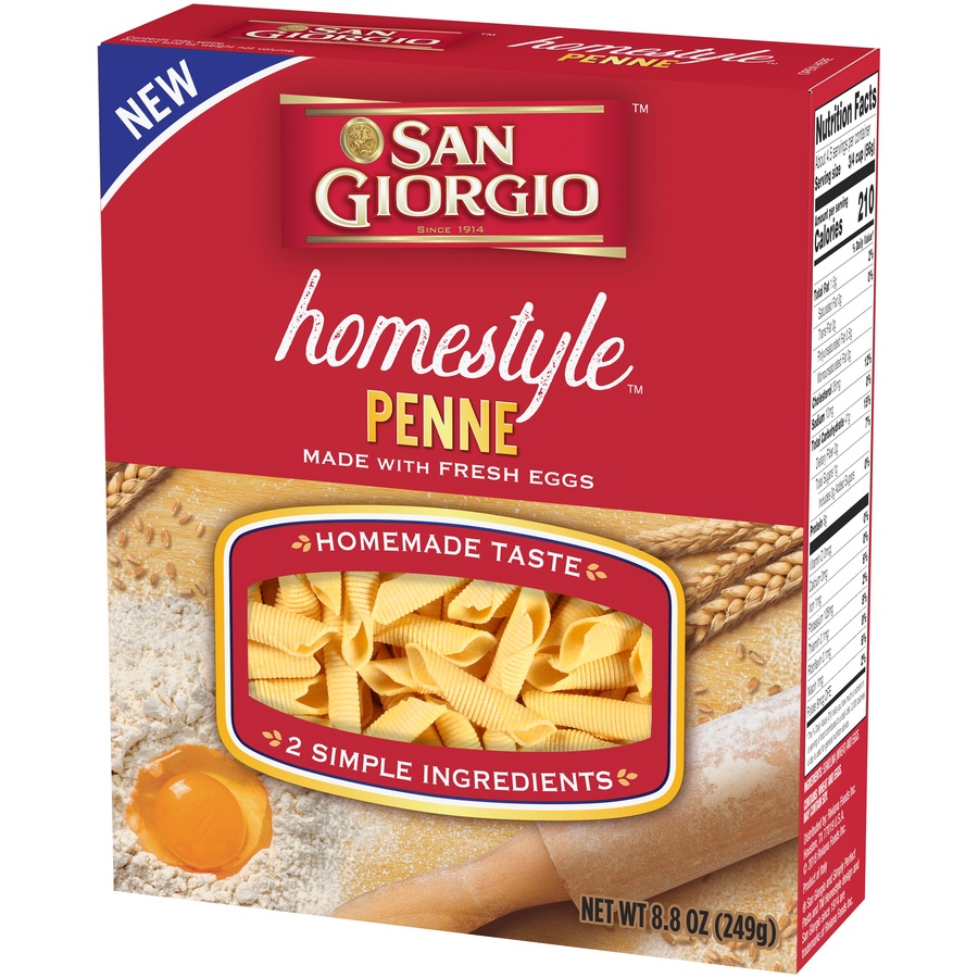 slide 4 of 8, San Giorgio Homestyle Penne Pasta, 8.8 oz