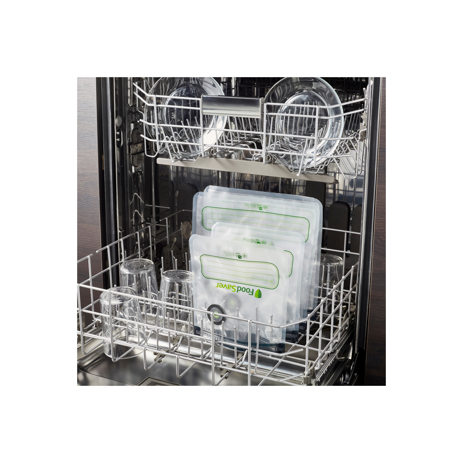 slide 4 of 4, FoodSaver Reusable Quart Vacuum Zipper Bags, for Use with FoodSaver Handheld Vacuum Sealers, 10 ct