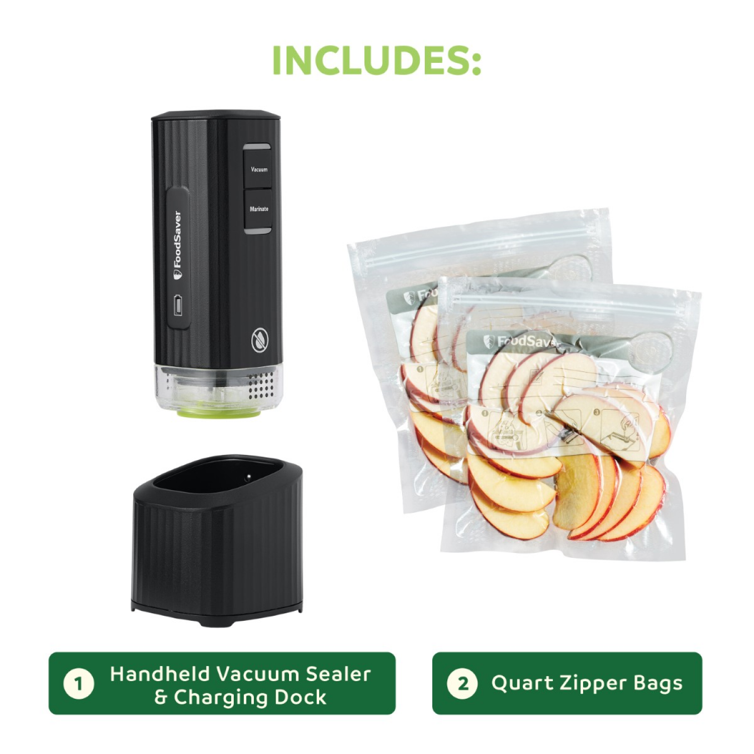 slide 3 of 6, FoodSaver Mini Vacuum Sealer 1 Each, 1 ct
