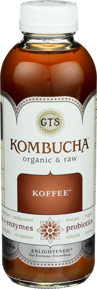 slide 1 of 1, GT's Organic Koffee Kombucha, 16 oz