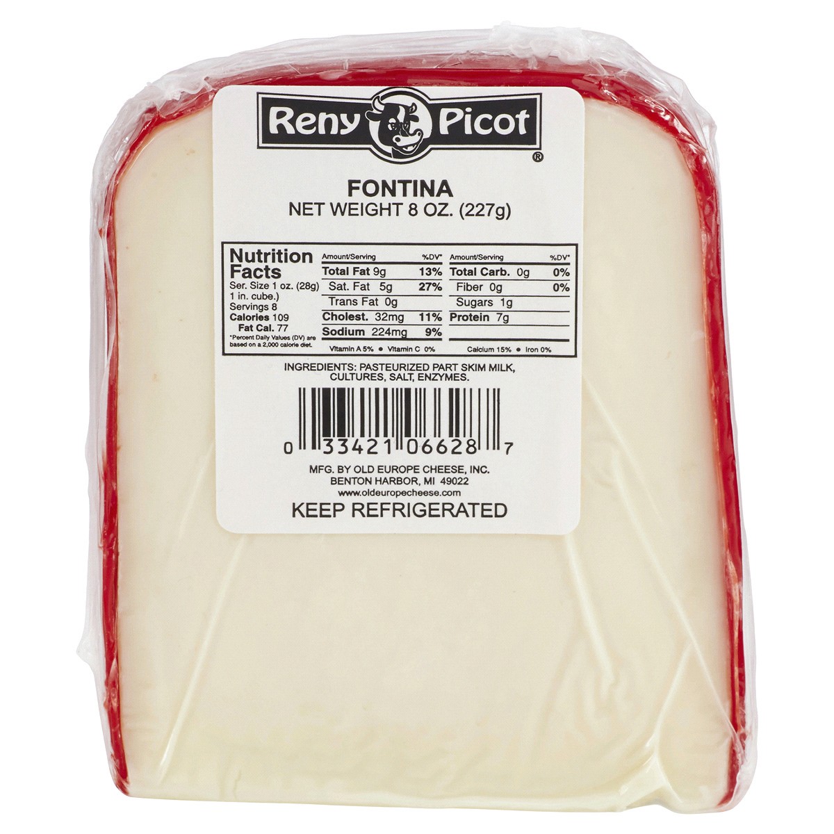 slide 5 of 5, Reny Picot Fontina Cheese, 8 oz, 8 oz