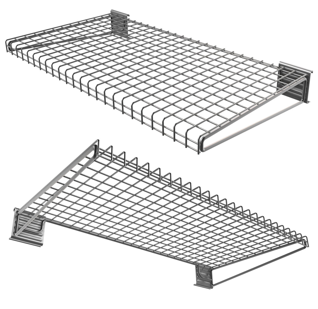 slide 5 of 6, Kobalt K-Rail 24-in Gray Steel Multipurpose Shelf, 1 ct