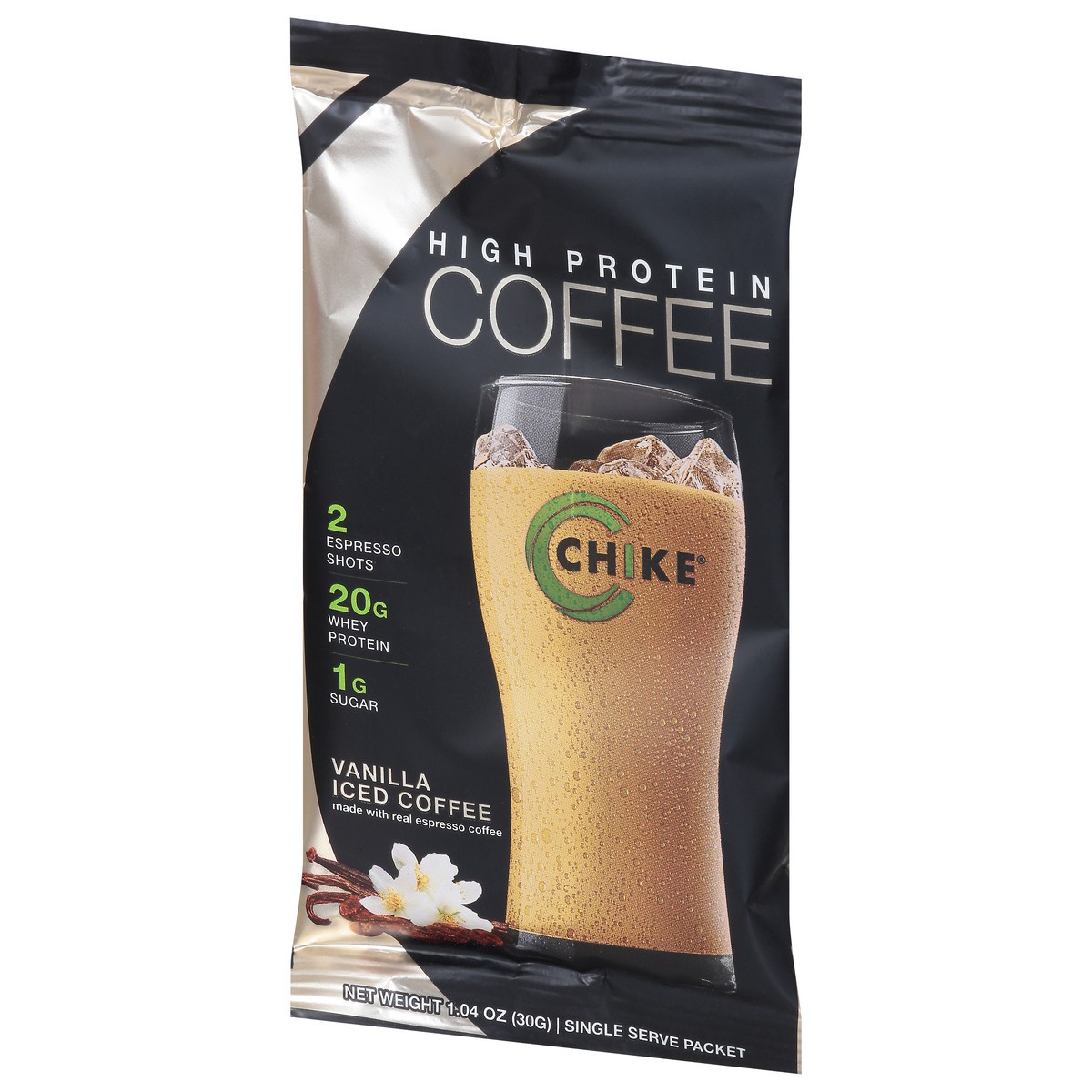 slide 4 of 11, Chike Vanilla High Protein Iced Coffee Packet - Each, 1 ct