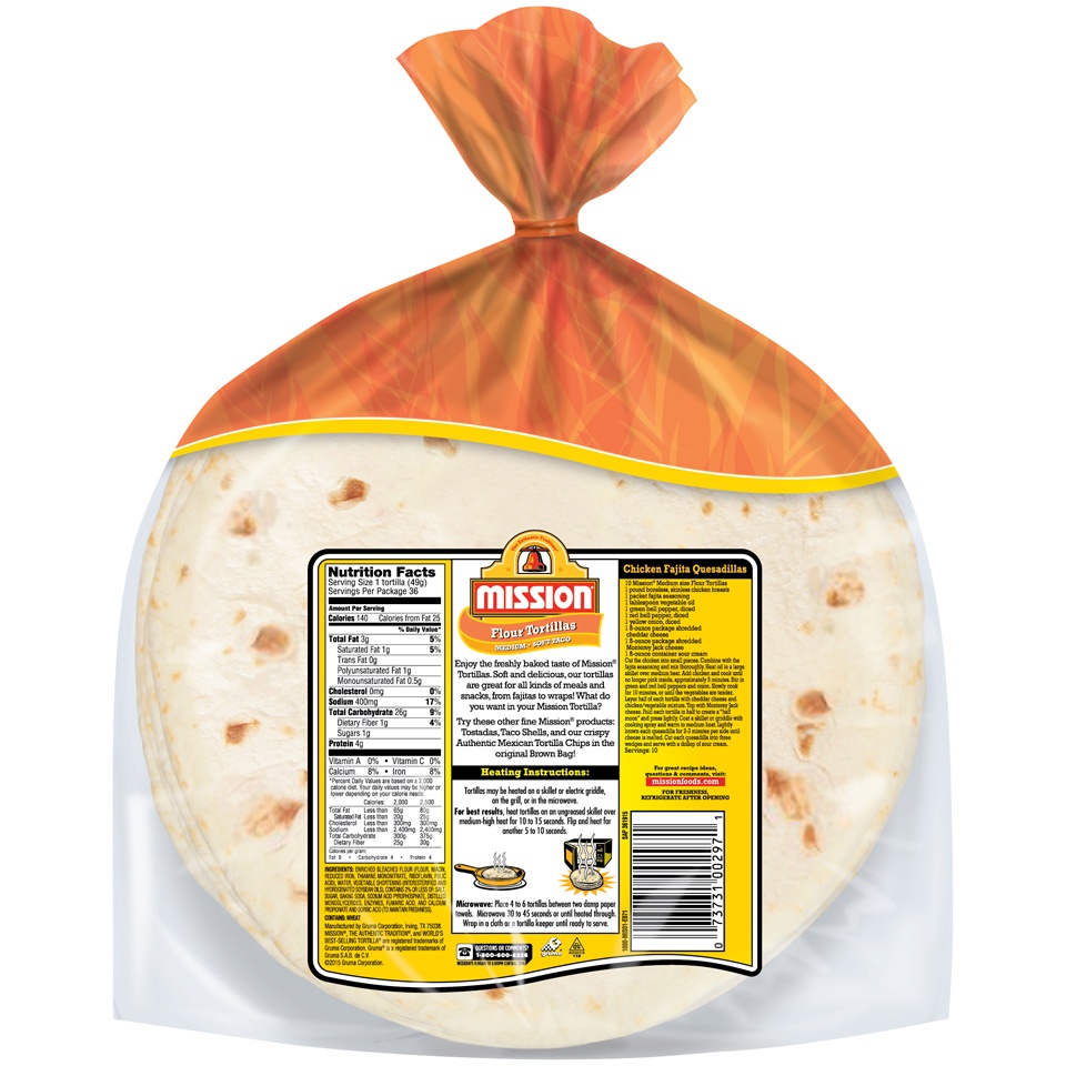 slide 2 of 4, Mission Twin Pack Soft Taco Flour Tortillas 2 ea, 2 ct