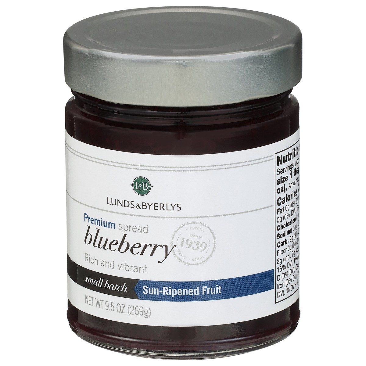 slide 3 of 4, Lunds & Byerlys Premium Blueberry Spread 9.5 oz, 9.5 oz